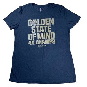 Golden State Warriors‎ NBA T-Shirt Womens XXL 4X Champs of Mind San Fransisco